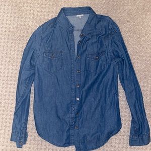 Charlotte Russe jean button down